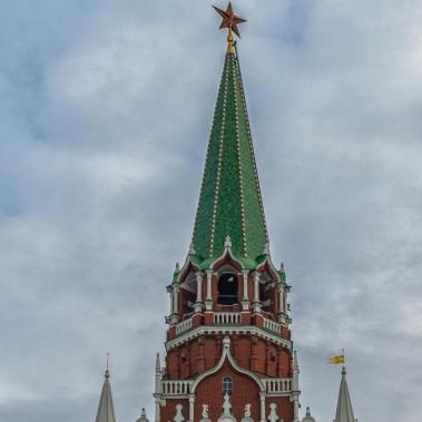 Звонница на Троицкой башне Московского Кремля