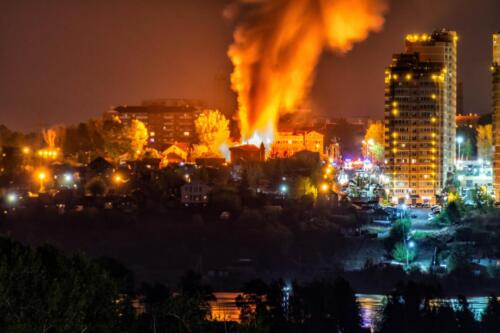 Пожар в г. Иркутске в 2022 году