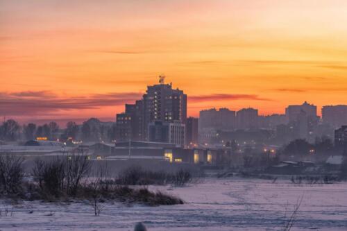 Теплые озера в декабре (Иркутск)